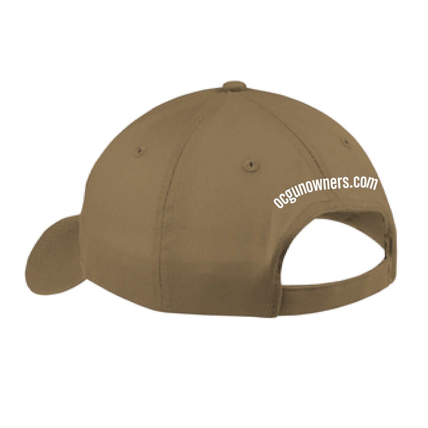 OCGO Logo Coyote Brown Adjustable Hat