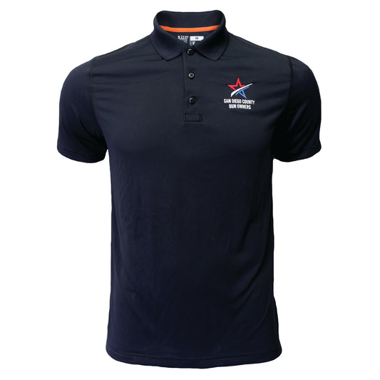 SDCGO Logo Polo - 5.11 - Dark Navy