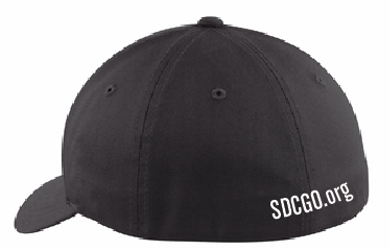SDCGO Logo Black Flexfit Hat