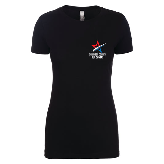 SDCGO Logo Women's Shirt - Black